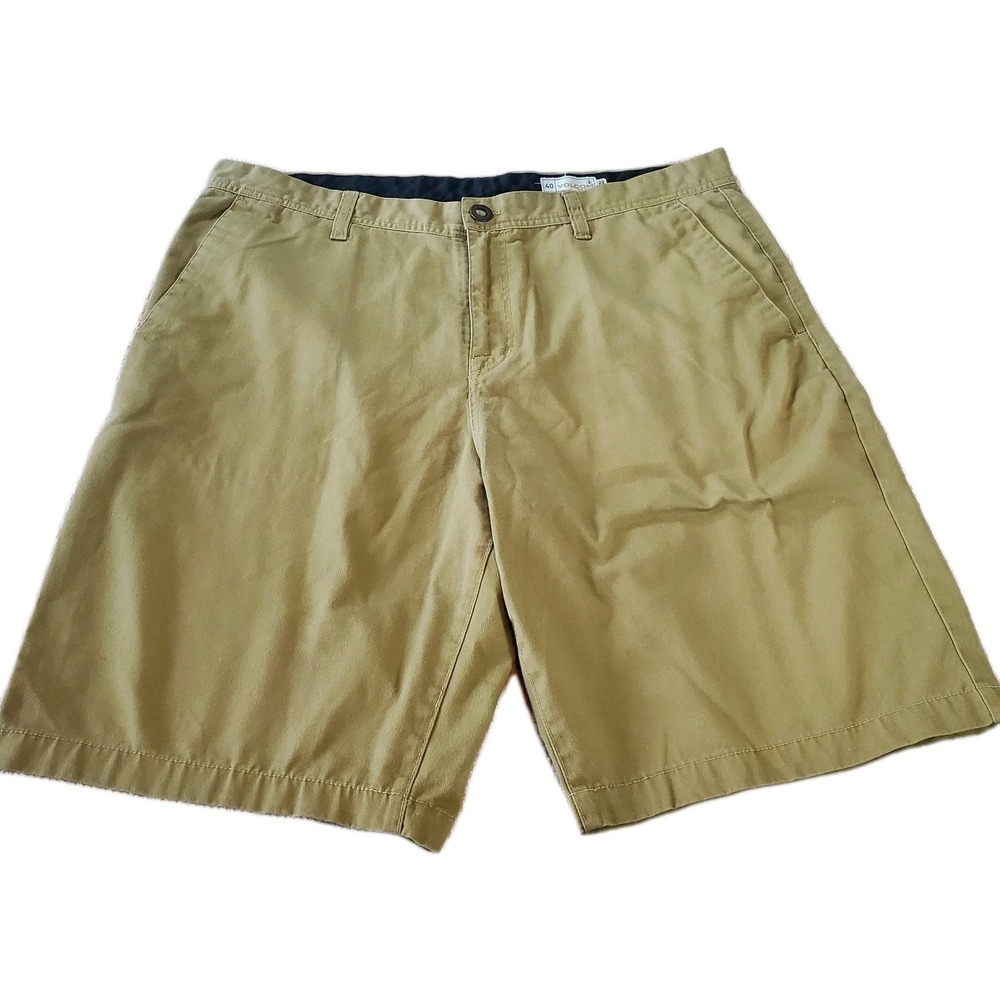 Volcom Men's Shorts Sz 40 Beige summer Athletic Vacation‎ Cruise